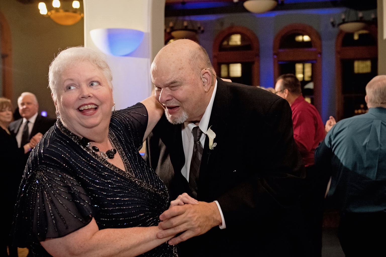 Memory photo of Jim and Joan dancing